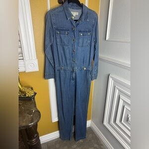 Michael Kors Denim Blue Women's Jumpsuit